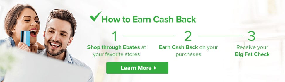 how to get cash back with ebates