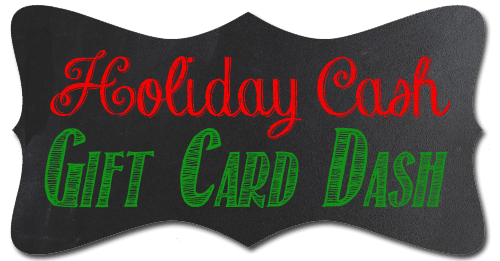 Holiday Cash Gift Card Dash