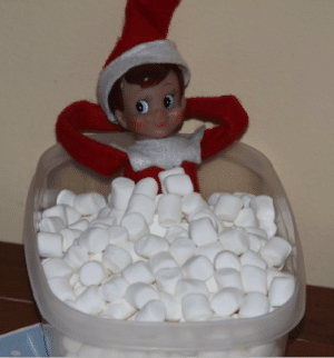 Here are 30 easy and fun Elf on the Shelf ideas for your elf to do after his LONG trip.  The look on your child's face will be priceless!