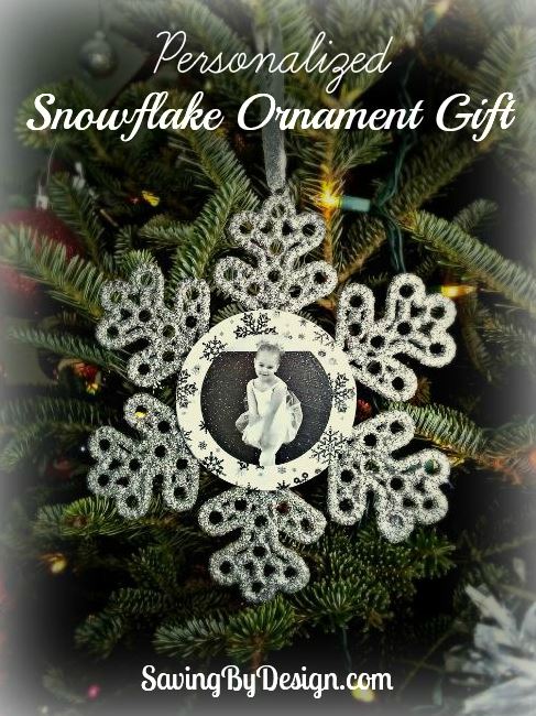 Personalized Snowflake Ornament Gift