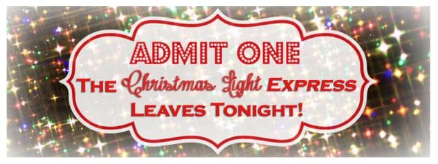 The Christmas Light Express Ticket