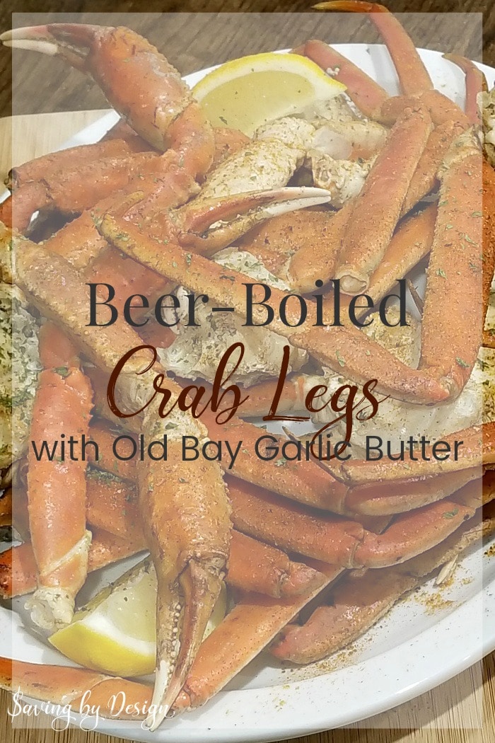 Beer steamed crab legs