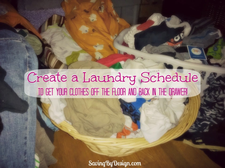 laundry schedule