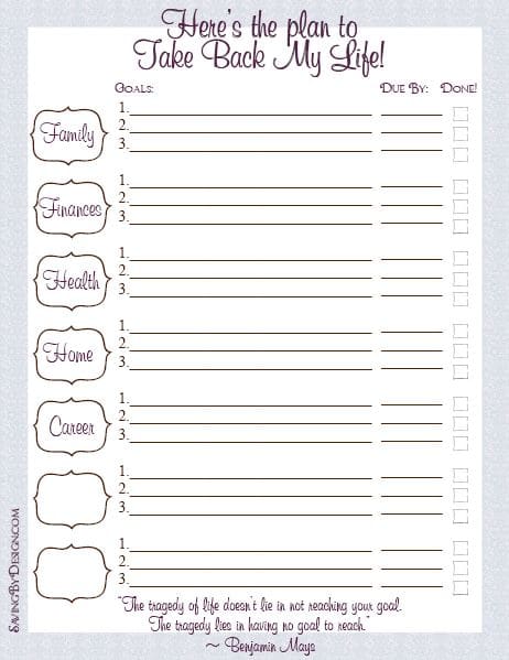 How to Set Goals and Achieve Them - FREE Printables to Get You Started