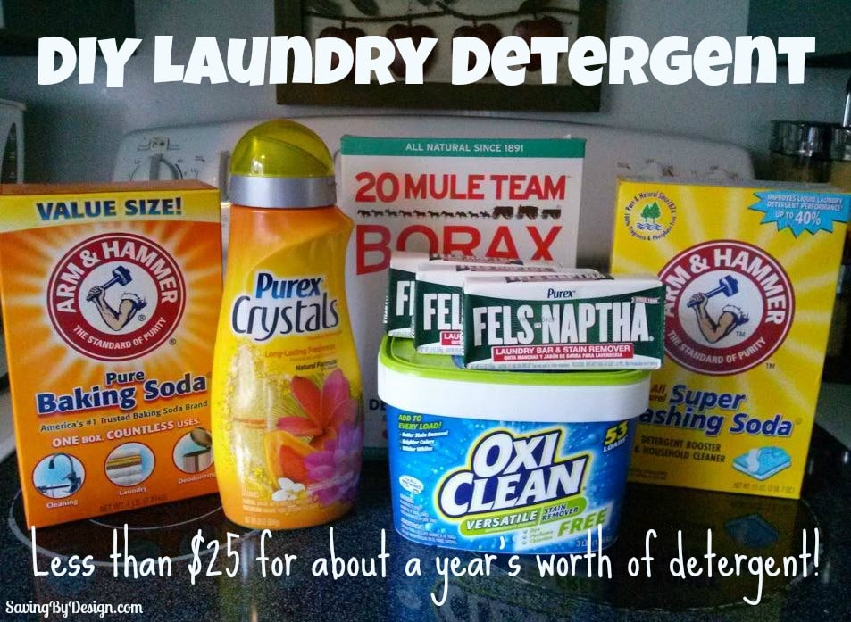 DIY laundry detergent