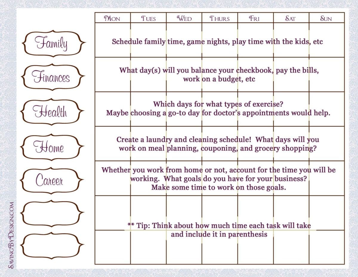 Schedule Overview