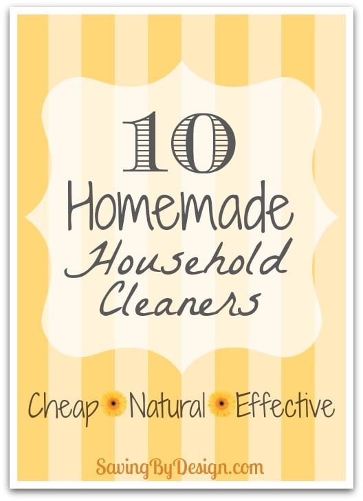 DIY household cleaners