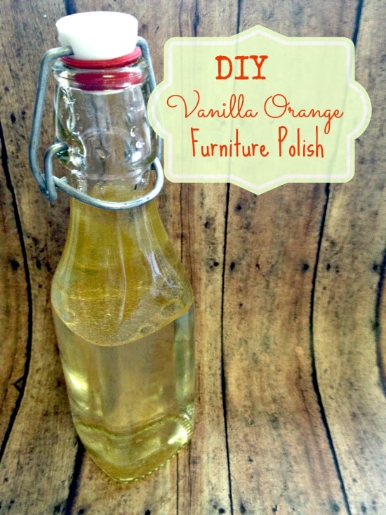 DIY Vanilla Orange Furniture Polish