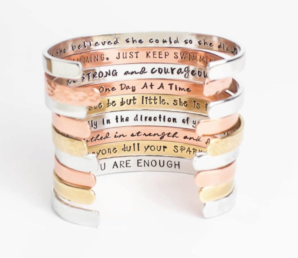 Inspirational Graduation Bracelets Gifts - Set Of 5 - Team Gift