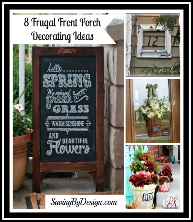 These frugal front porch decorating ideas will help take your entryway from drab to fab without breaking the bank! You'll be excited to show off your porch!