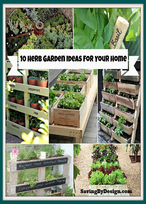 Here are some awesome herb garden ideas that will look wonderful in any space around your home...you're sure to find something you love here!