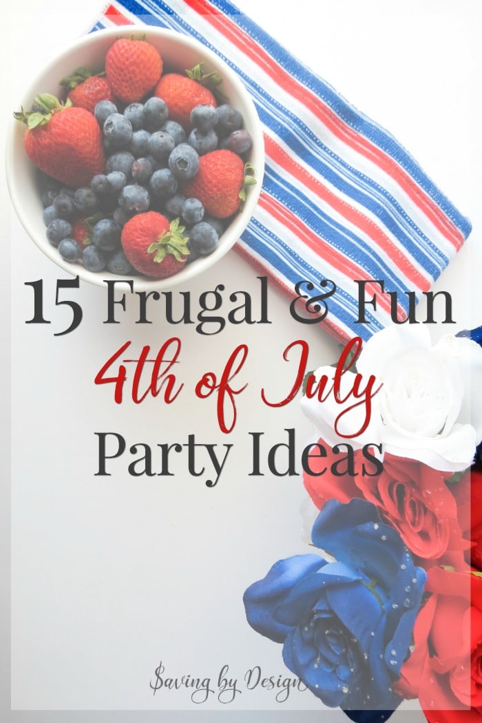 frugal 4th of July party ideas