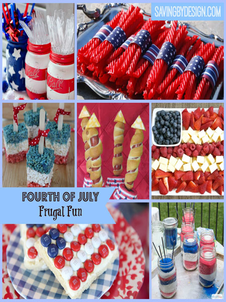 With these tips anyone can host a 4th of July barbecue on a budget. Add some patriotic pop to your party without sending your budget up in smoke!