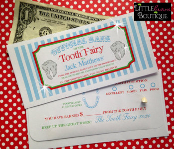 fun tooth fairy ideas