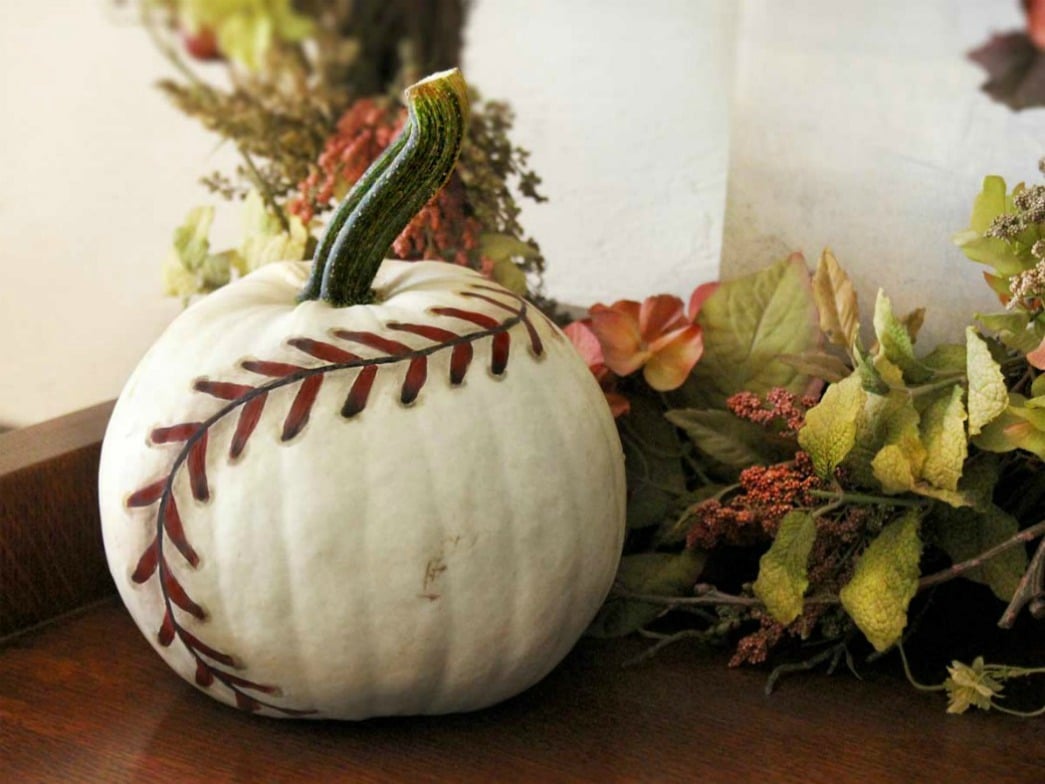 Baseball Pumpkin Carving Ideas