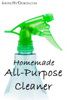 homemade natural all-purpose cleaner recipe