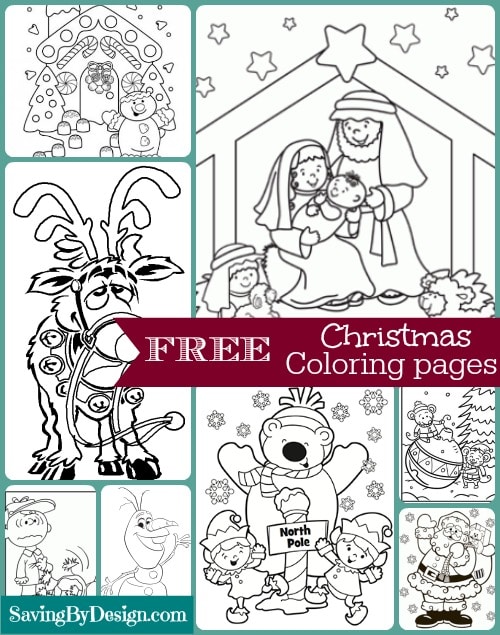 free christmas coloring pages