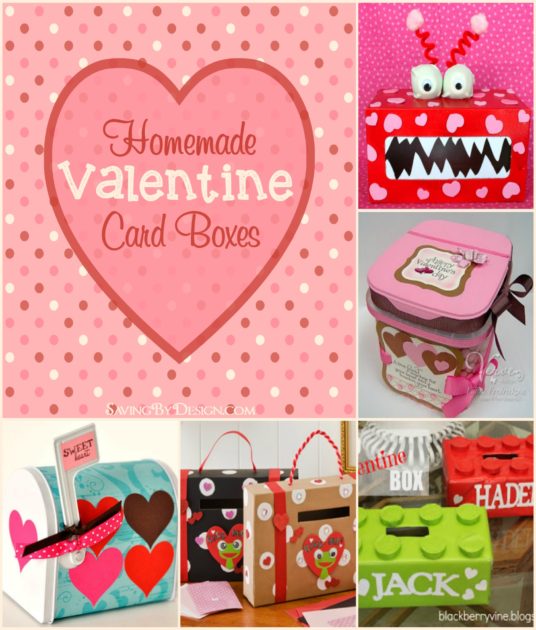 8 Homemade Valentine Card Boxes Perfect for Holding Cards and Treats ...