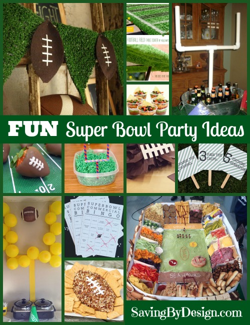Super FUN Super Bowl Party Ideas | Saving by Design