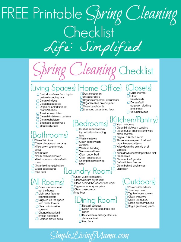 Spring is on the way! These 10 FREE Spring Cleaning Printables are just what you need to tackle all of your household chores and spiffy up your home.