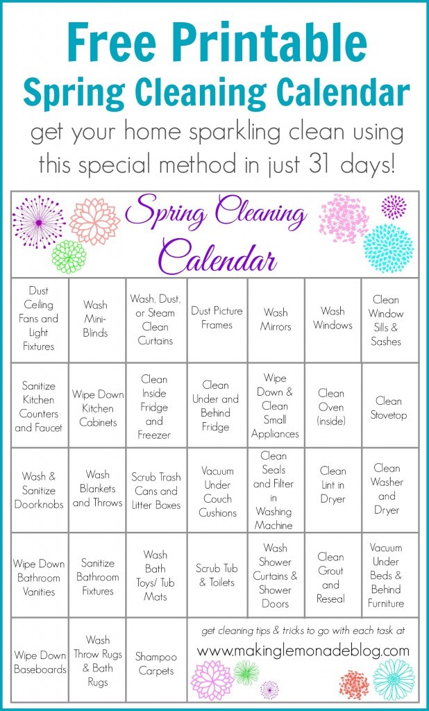 Spring is on the way! These 10 FREE Spring Cleaning Printables are just what you need to tackle all of your household chores and spiffy up your home.