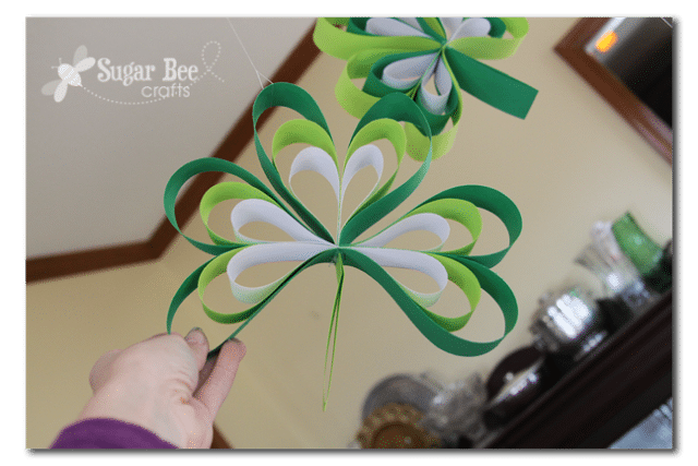 st patricks day burlap banner