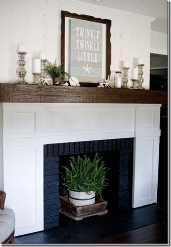 It seems like I am full of inspiration for holiday mantels, but struggle with fireplace mantel ideas for summer. Not anymore! Take a look at these beauties!