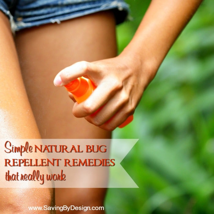 Ditch the stinky and expensive chemicals! Check out these simple natural bug repellent remedies...from homemade sprays to herbs and plants. Bye bye bugs!