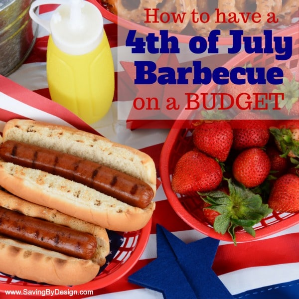 With these tips anyone can host a 4th of July barbecue on a budget. Add some patriotic pop to your party without sending your budget up in smoke!