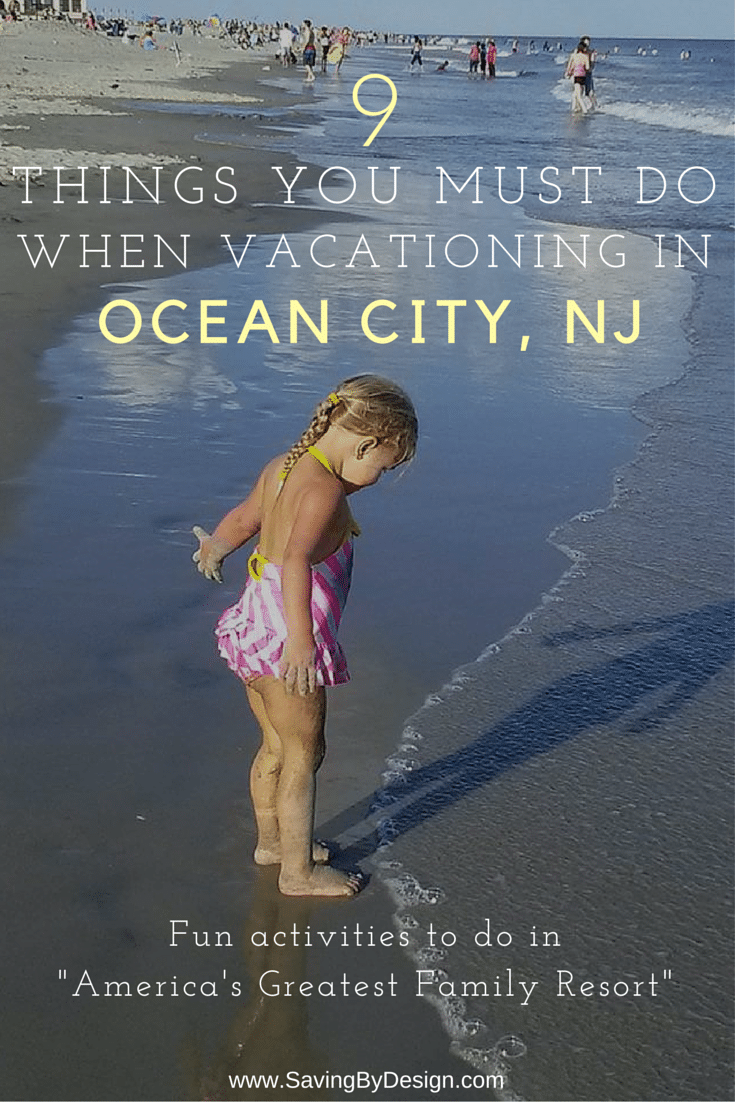Taking a trip to the Jersey Shore? Don't miss 9 things you must do on your vacation in Ocean City, NJ...our favorite family beach vacation destination!
