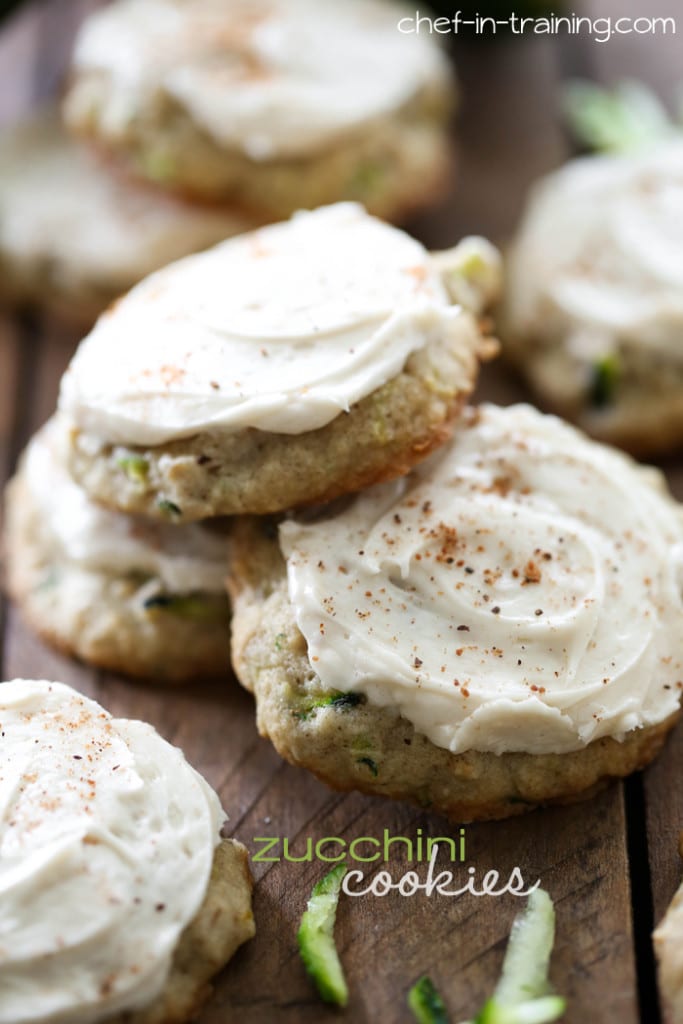 after school snacks - zucchini cookies