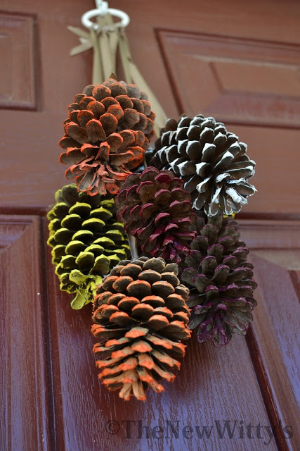 Autumn Tree Pine Cone Craft