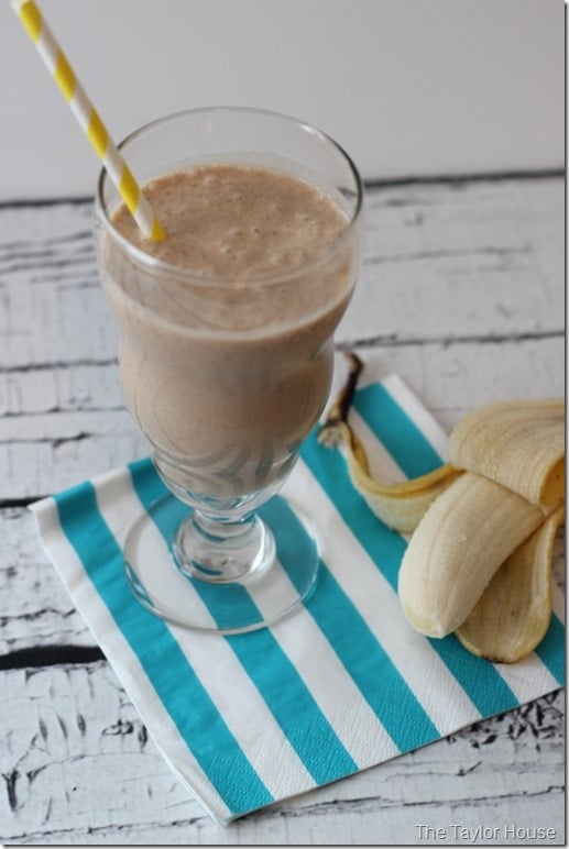 after school snacks - protein smoothie