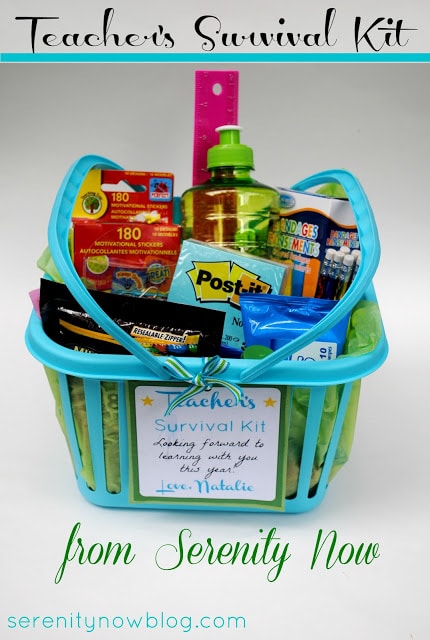 teacher gift - teacher survival kit