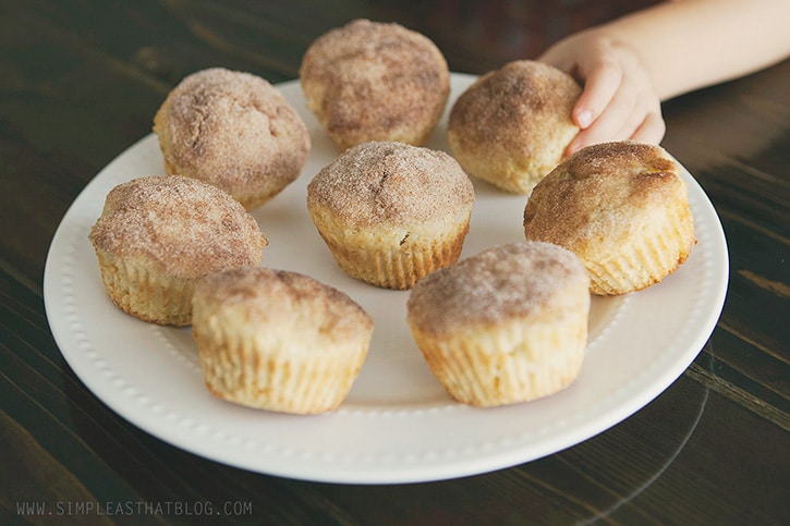 after school snacks - applesauce muffins