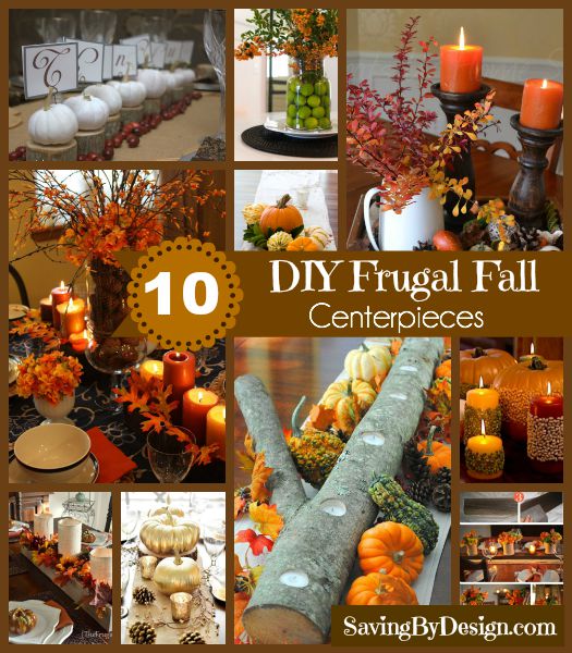 10 DIY Frugal Fall Centerpieces to Create the Perfect Tablescape