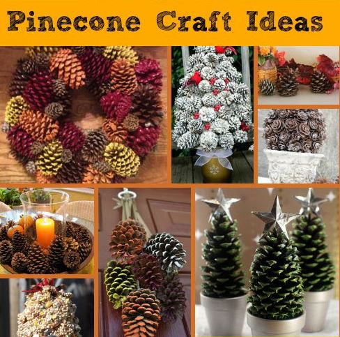 Pine cone craft ideas for festive fall decorating
