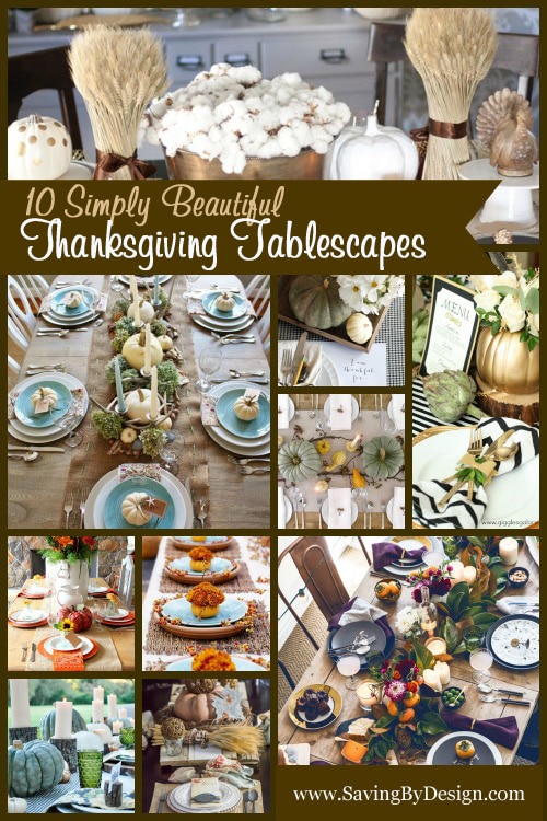 Thanksgiving tablescapes