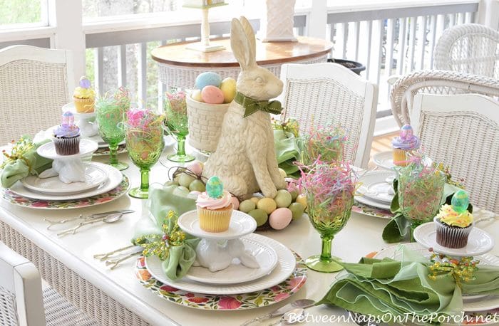 Easter bunny centerpiece