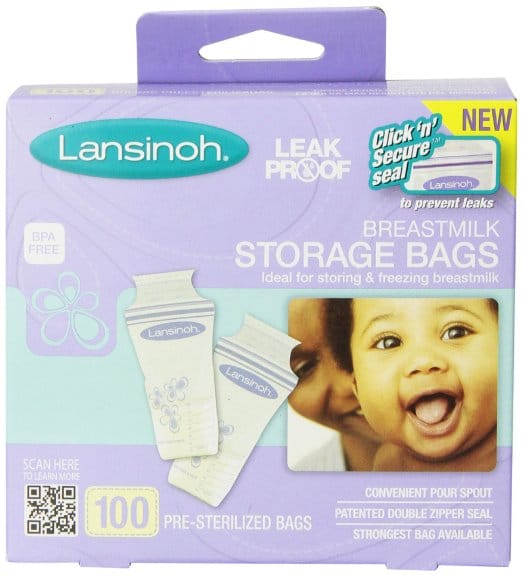 breastmilk storage bags