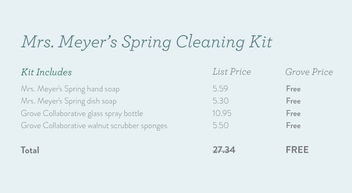 Mrs. Meyer's Spring Cleaning Kit