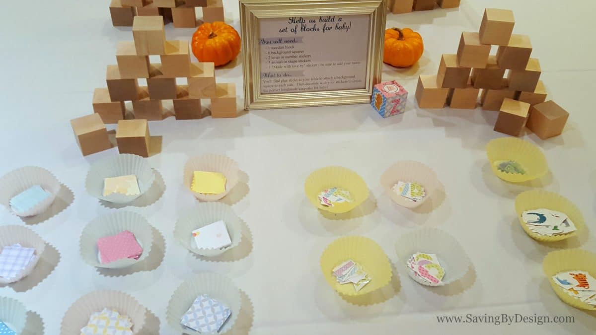 1- Wood Blocks Baby Shower Blocks Wood Blocks Picture Blocks Wood