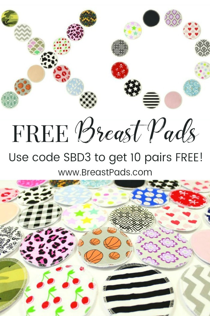 free baby stuff for mom - free breast pads