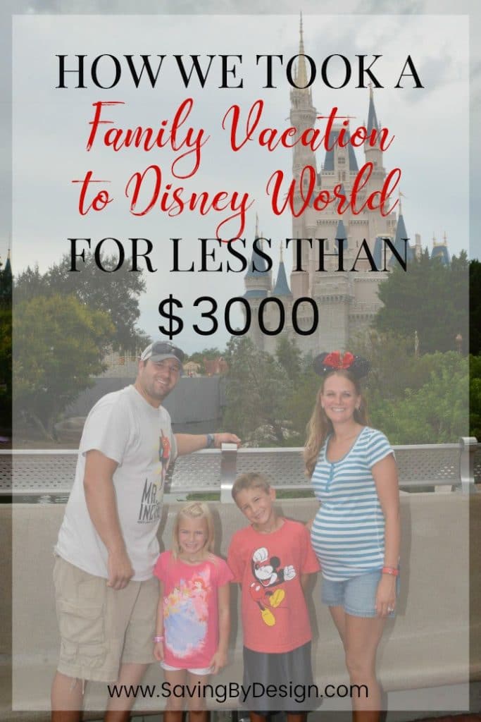 Having just taken our first family trip to Disney, I’m now happy to say it's really is possible to take a family vacation to Disney World for under $3000!