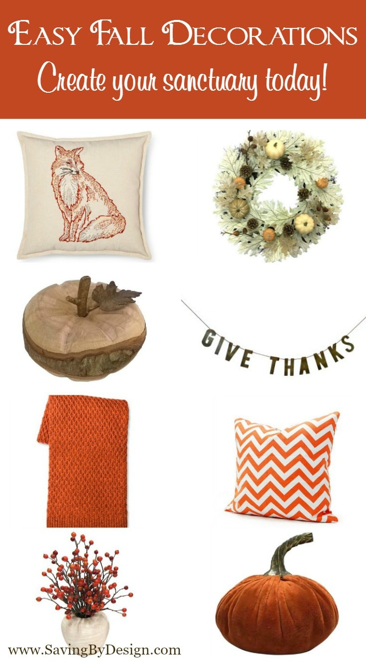 LOVE these quick and easy fall decorations! A great list to create all the autumn you need :)