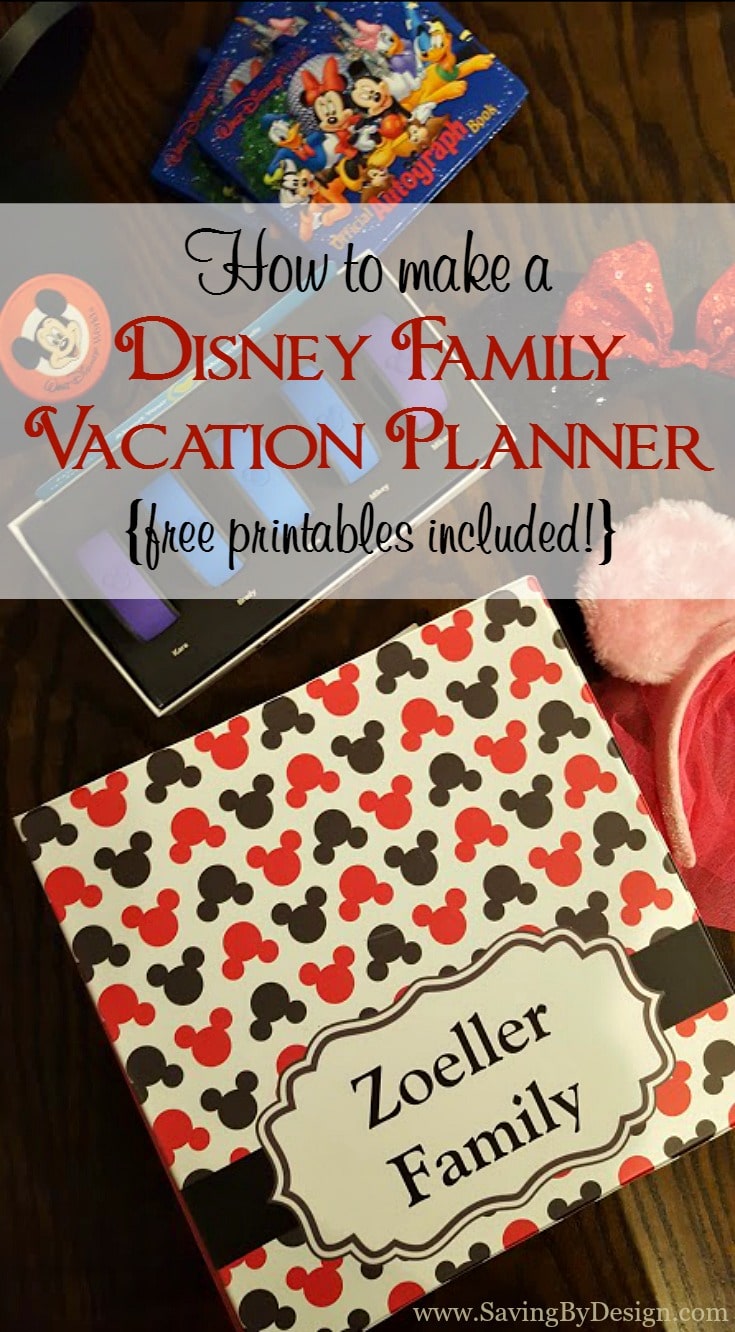 Disney family vacation planner