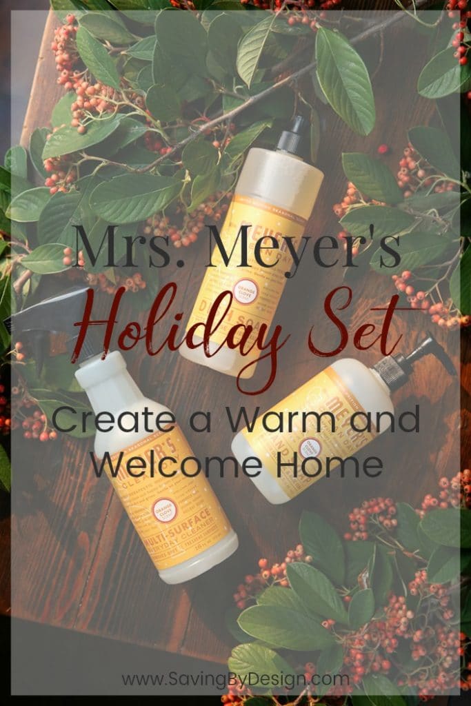 Make your home feel warm and welcoming this holiday season with FREE Mrs. Meyer's seasonal cleaners in Peppermint, Orange Clove, and Iowa Pine!