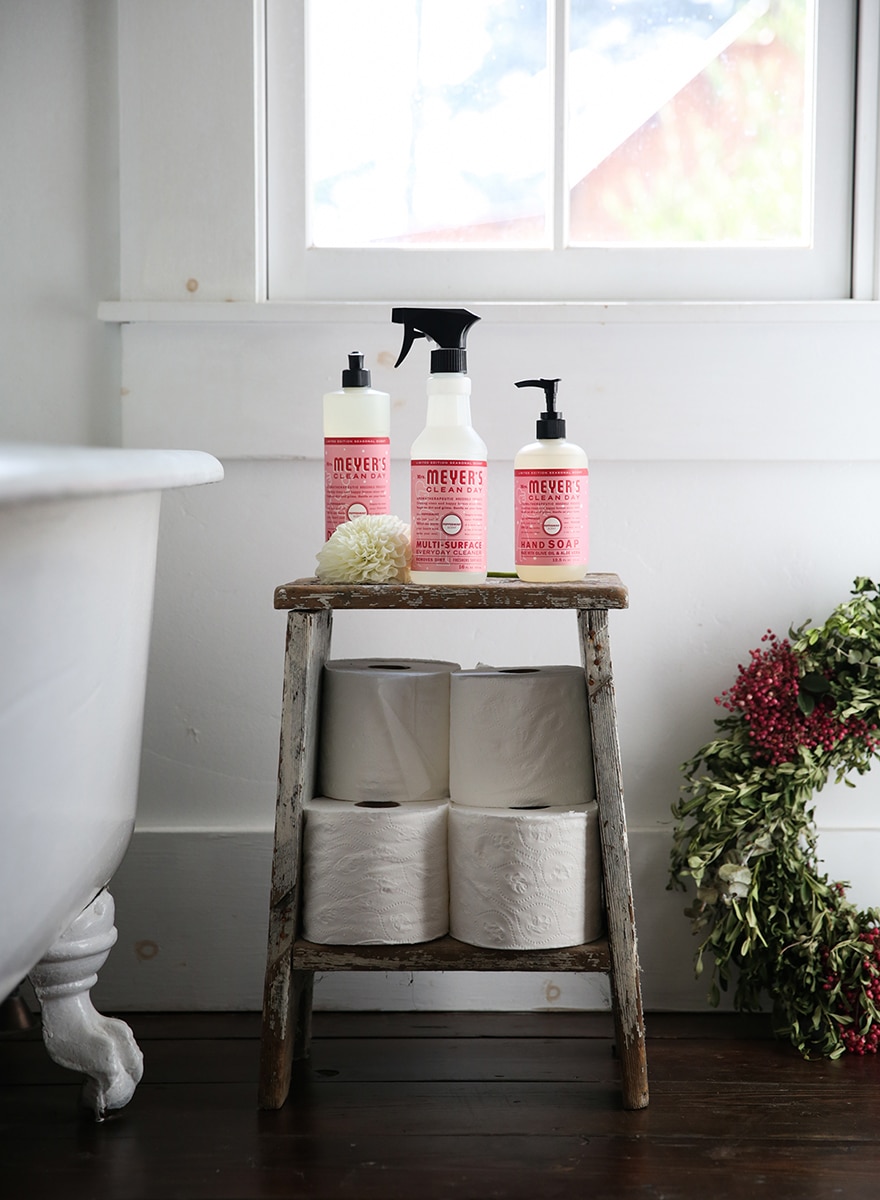 Make your home feel warm and welcoming this holiday season with FREE Mrs. Meyer's seasonal cleaners in Peppermint, Orange Clove, and Iowa Pine!