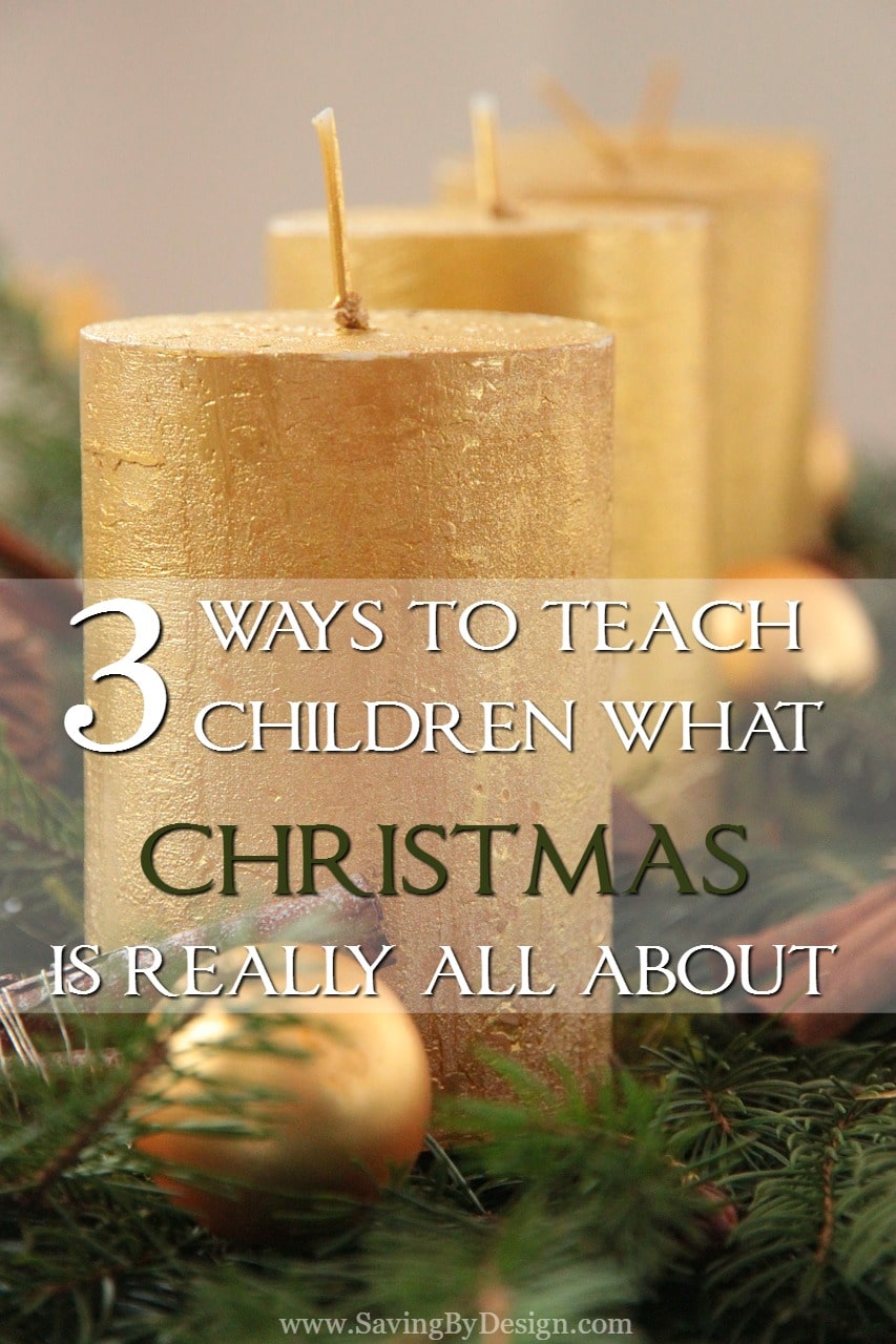 Sometimes the true meaning of Christmas can be left in the dust with the hustle and bustle of the holidays.  That’s why this year, I’m looking for ways to teach children what Christmas is really about.