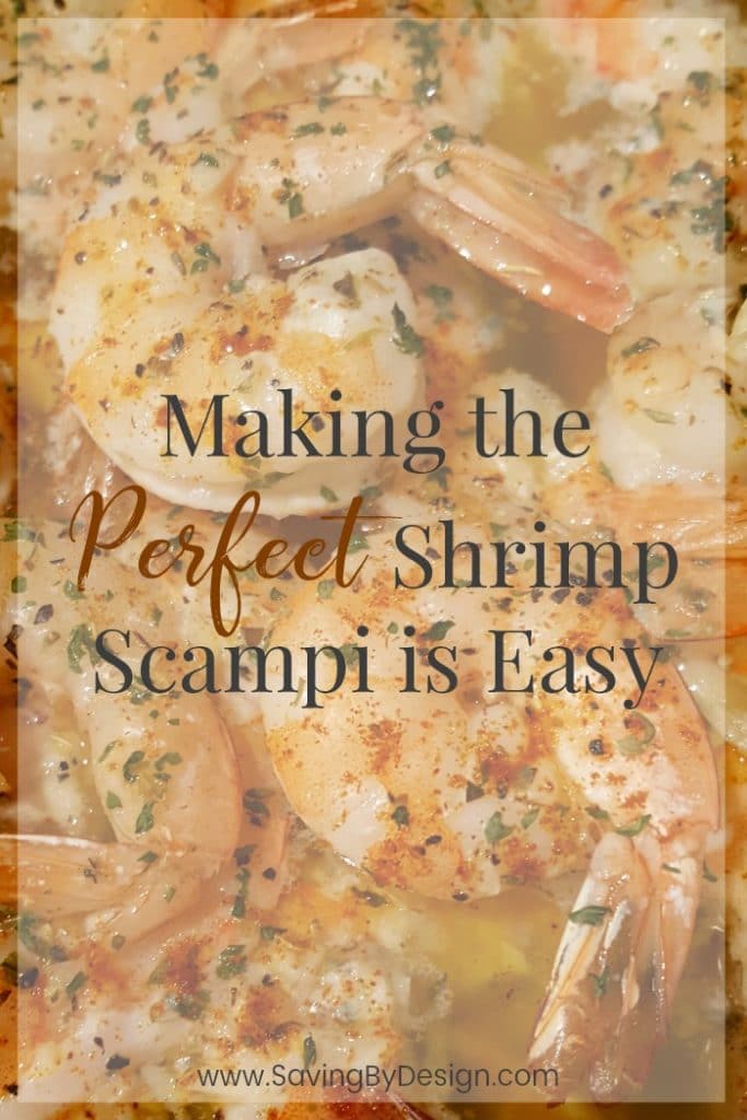 Make the perfect shrimp scampi without standing by the stove to cook it.  In just 20 minutes you'll have a meal that you'll never guess was easily baked!